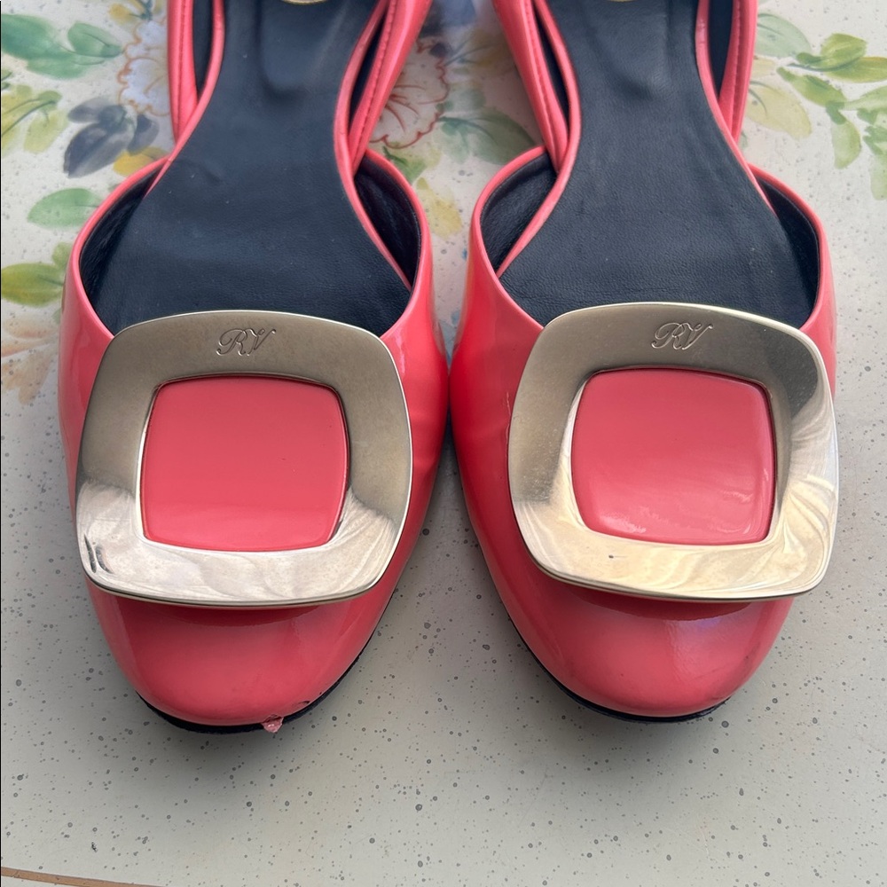 Roger Vivier Fuchsia Flats with Gold  Buckle 💖
FIRM Price - Picture 2 of 5